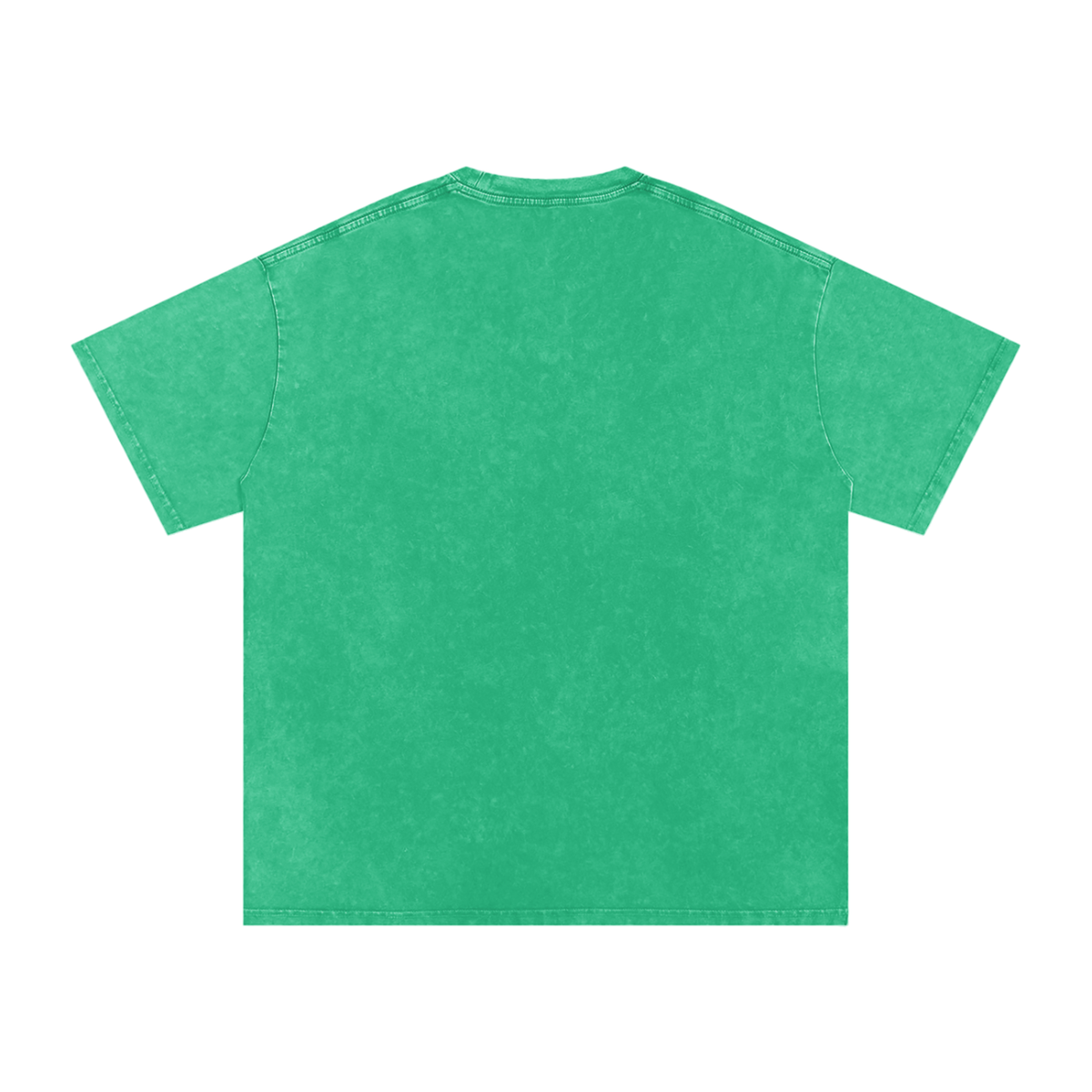 Shredding Spiral Snow-Washed Oversized Cotton T-Shirt