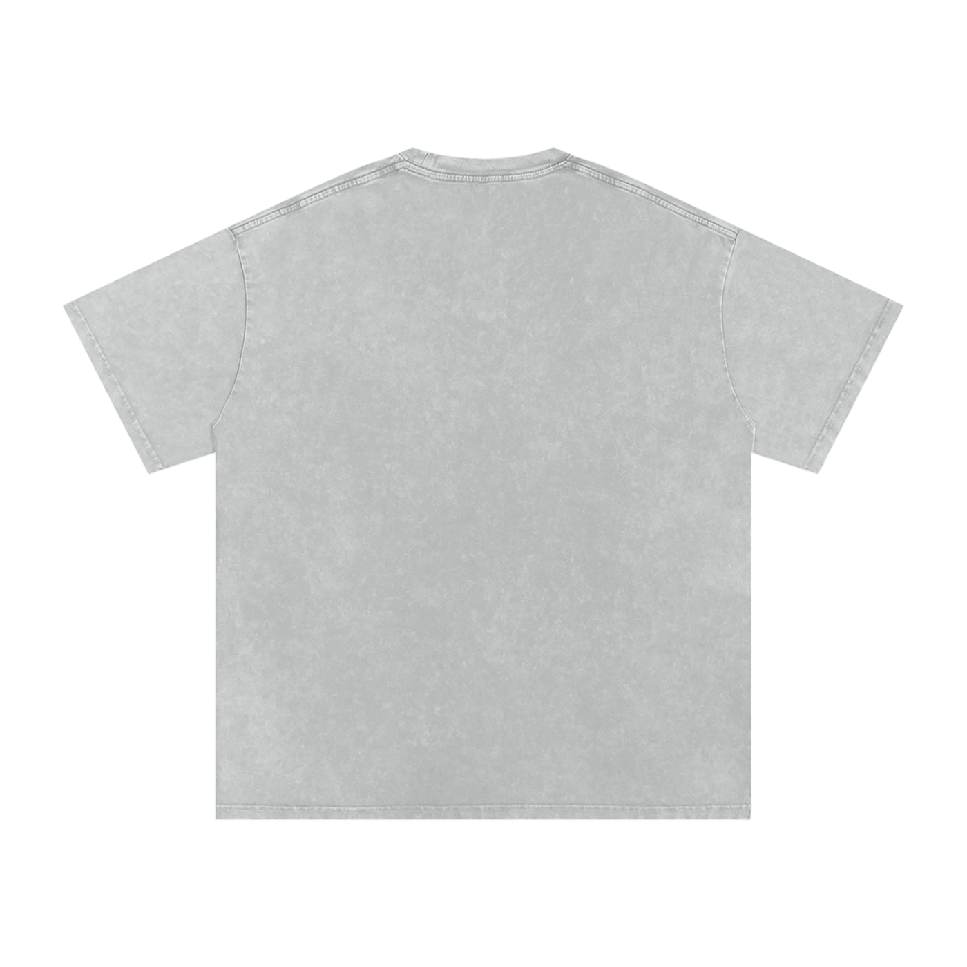 Shredding Spiral Snow-Washed Oversized Cotton T-Shirt