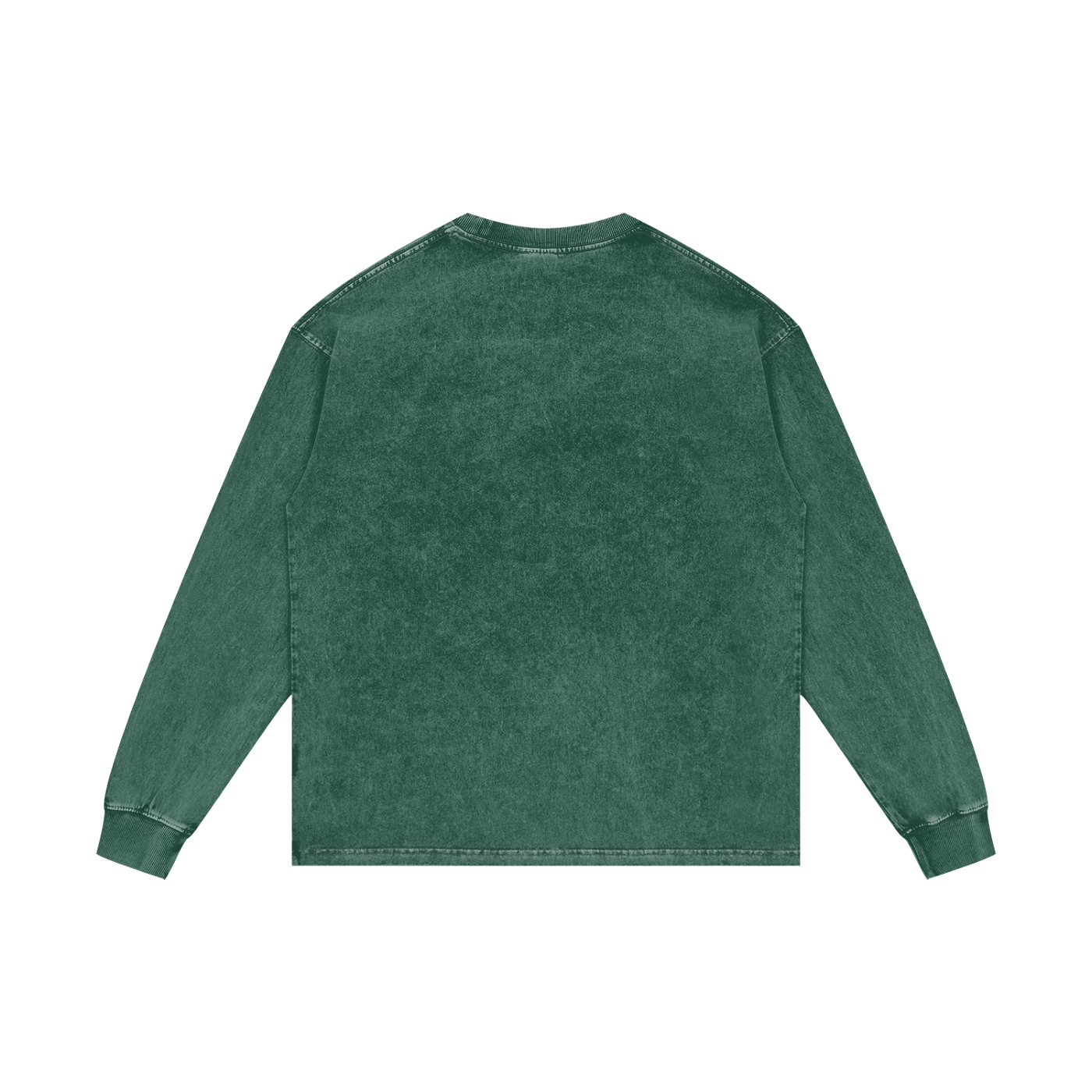 Gold Balloon HERE Acid Wash Oversize Long Sleeve T-Shirt