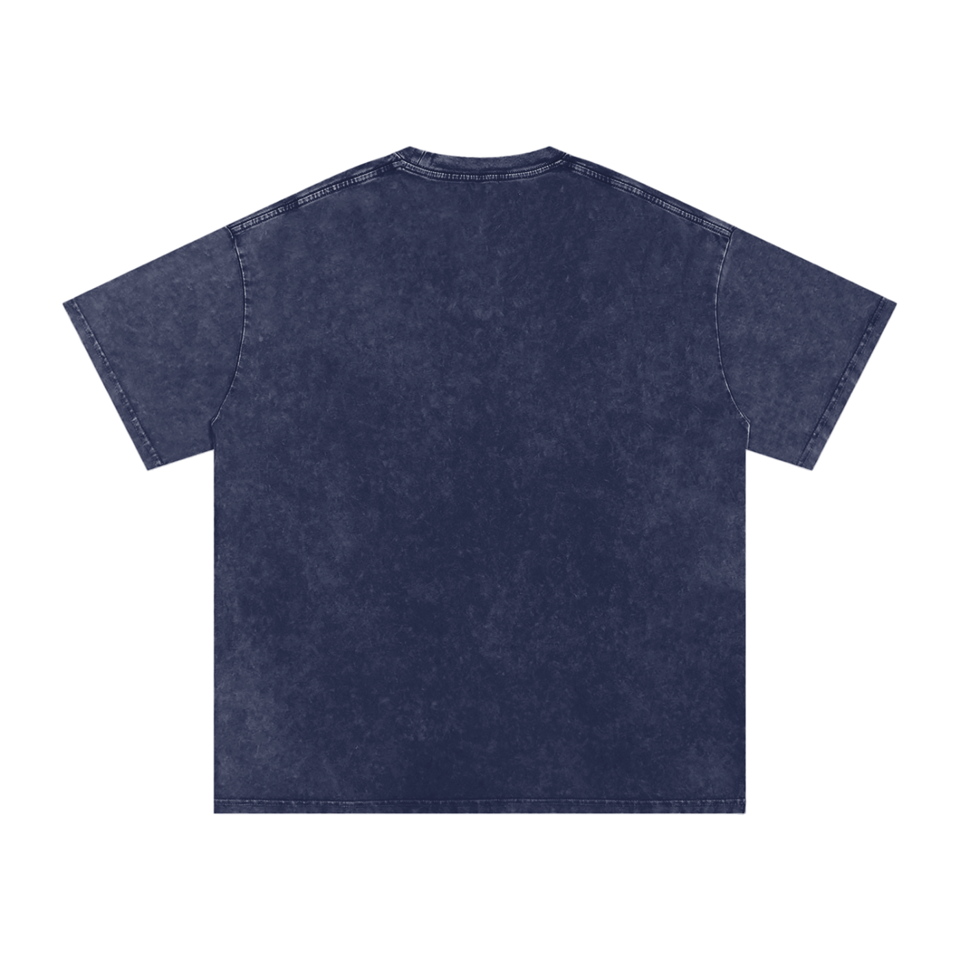 Shredding Spiral Snow-Washed Oversized Cotton T-Shirt