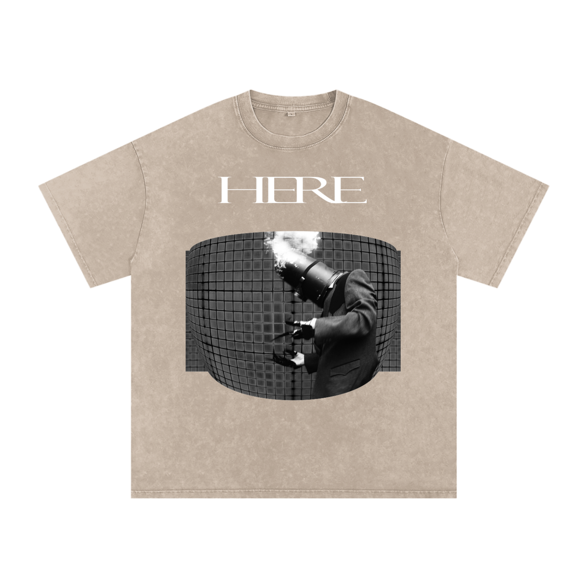 The Prototype Snow-Washed Oversized Cotton T-Shirt