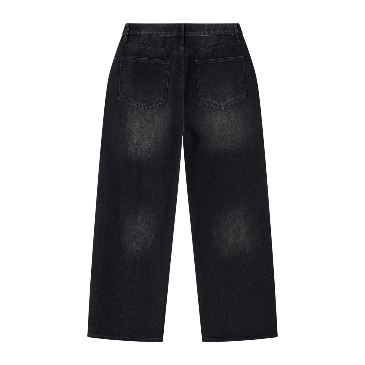 Fantasy War Men's Vintage Wash Wide Leg Jeans