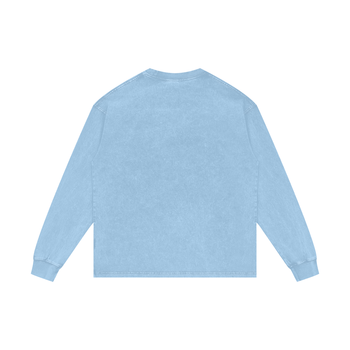 Gold Balloon HERE Acid Wash Oversize Long Sleeve T-Shirt