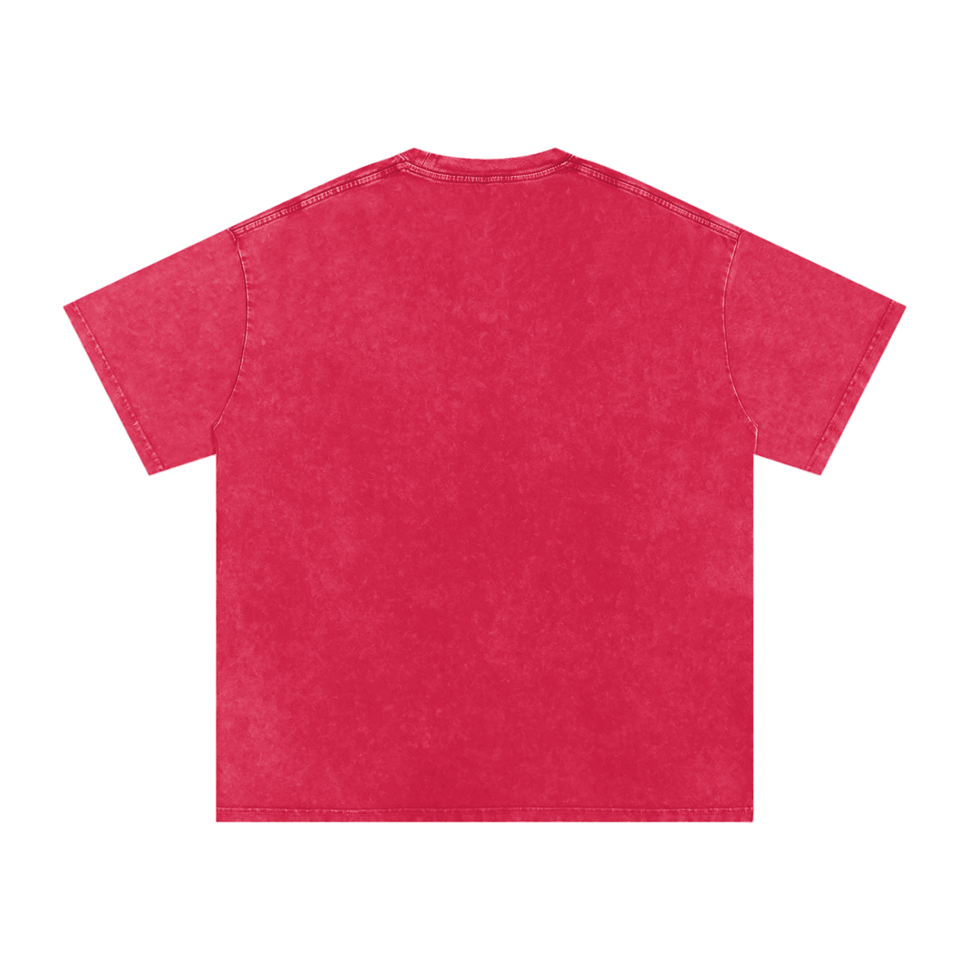 Shredding Spiral Snow-Washed Oversized Cotton T-Shirt