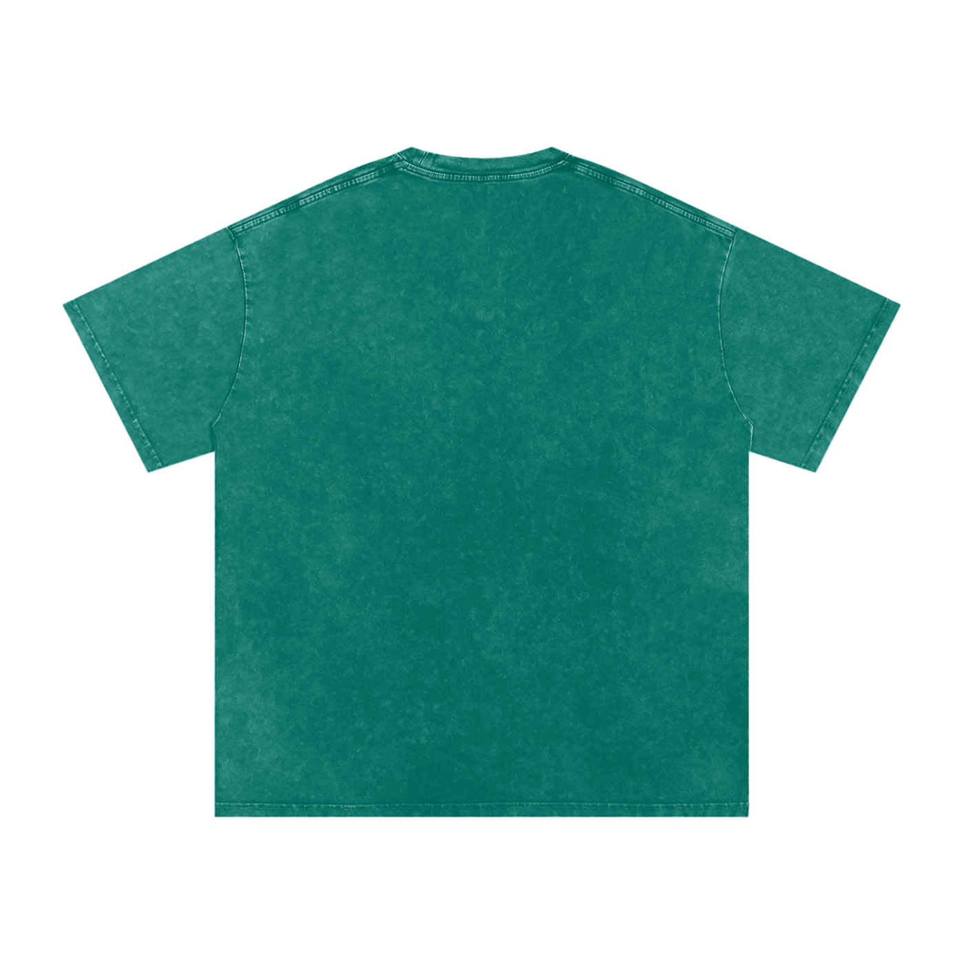 Shredding Spiral Snow-Washed Oversized Cotton T-Shirt