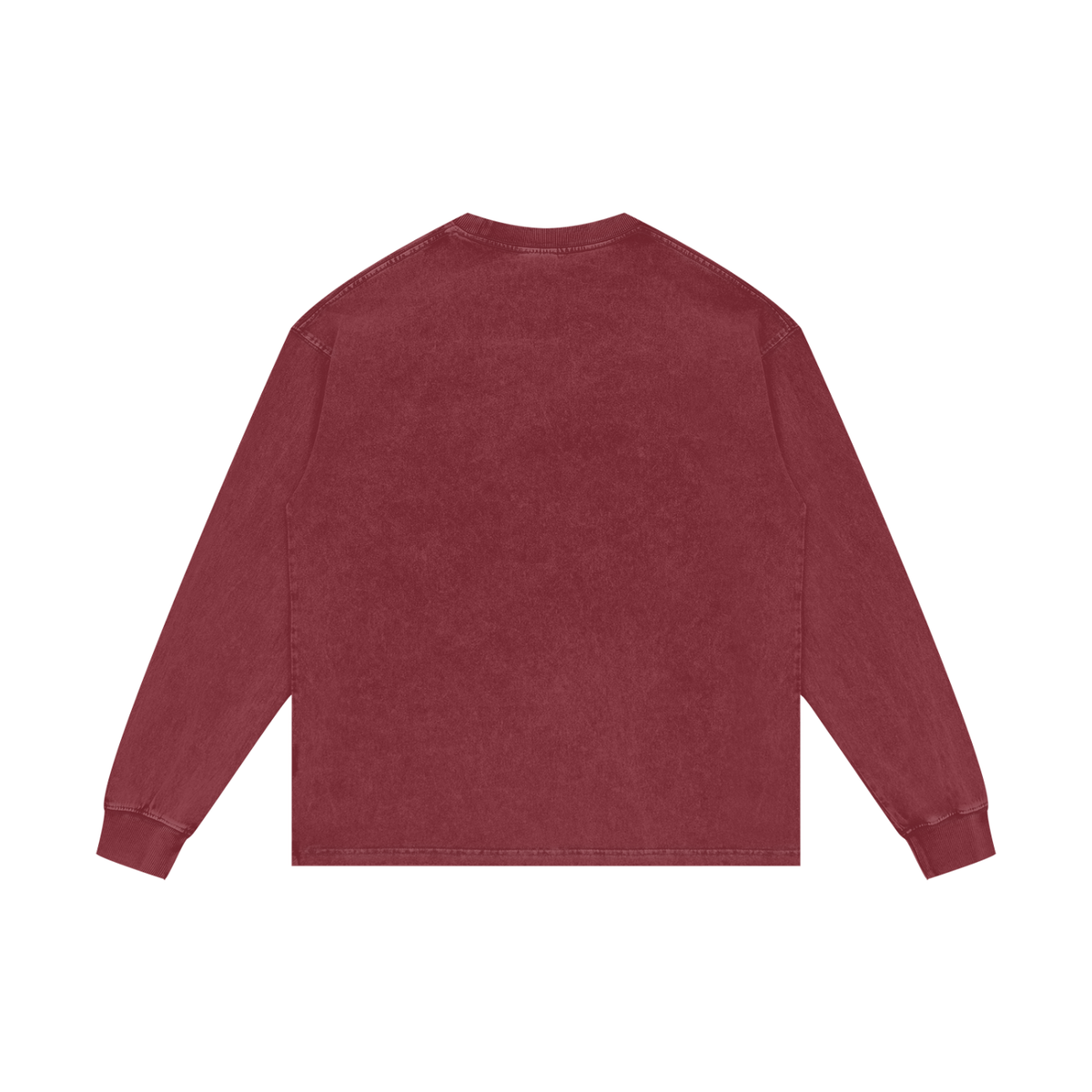 Gold Balloon HERE Acid Wash Oversize Long Sleeve T-Shirt