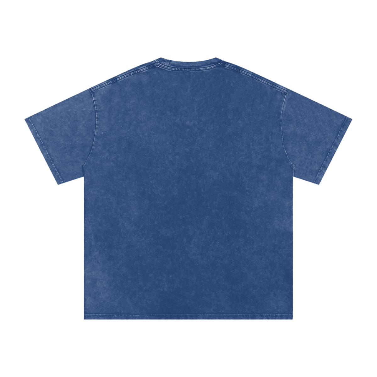 Shredding Spiral Snow-Washed Oversized Cotton T-Shirt