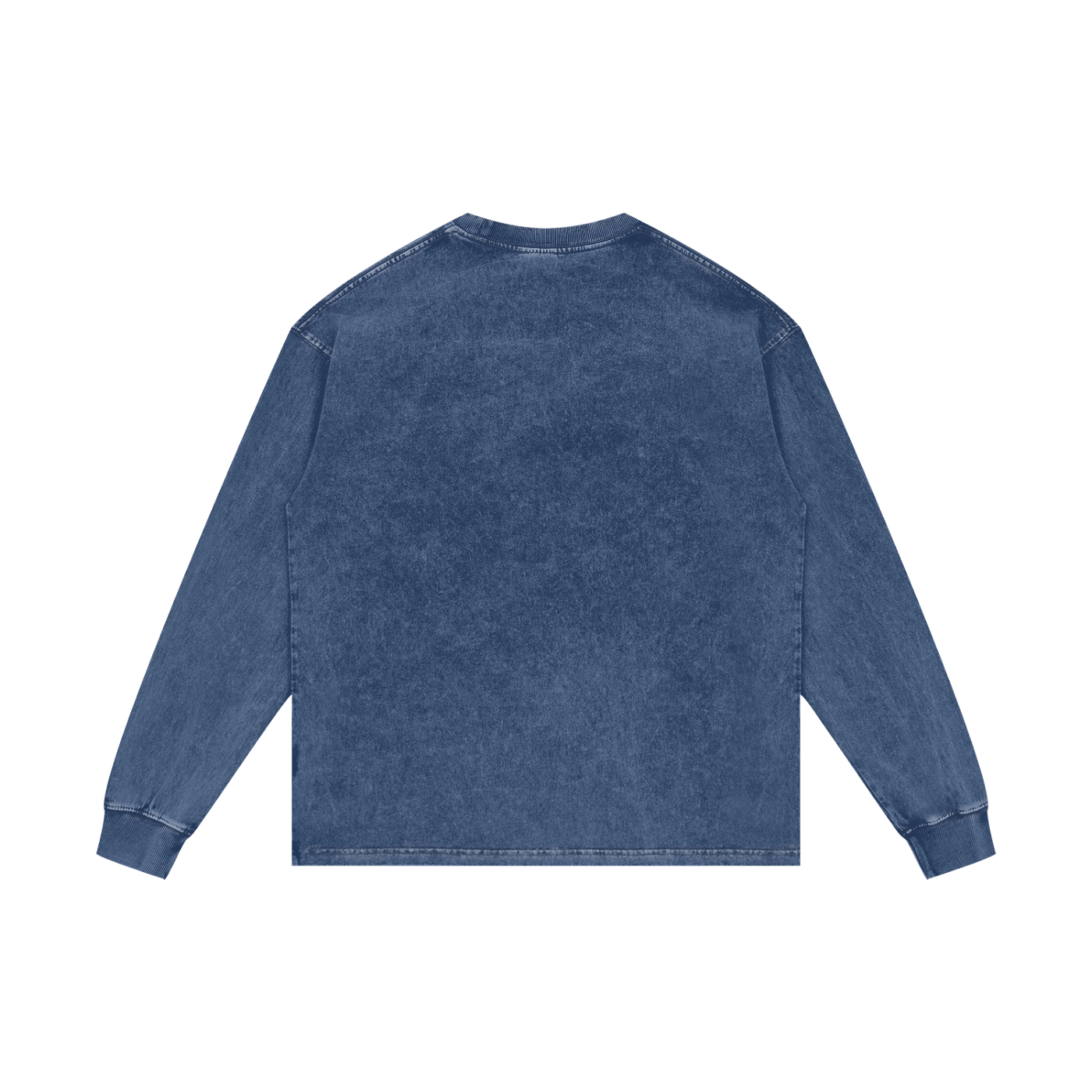 Gold Balloon HERE Acid Wash Oversize Long Sleeve T-Shirt
