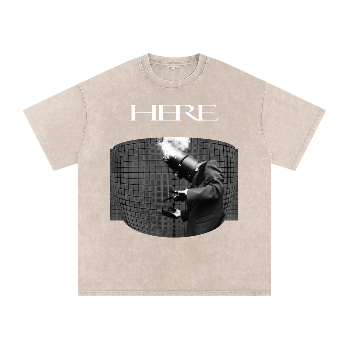 The Prototype Snow-Washed Oversized Cotton T-Shirt
