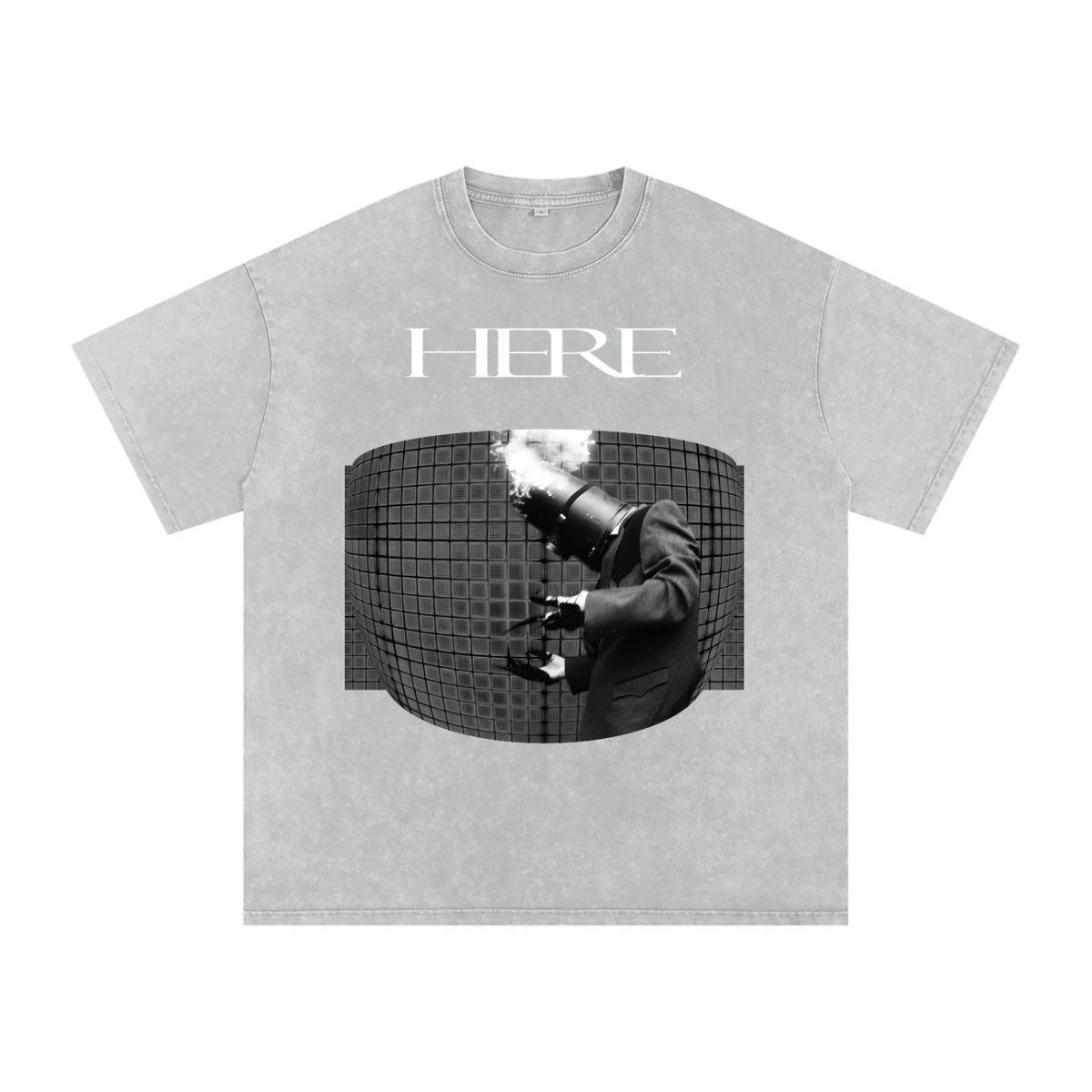 The Prototype Snow-Washed Oversized Cotton T-Shirt